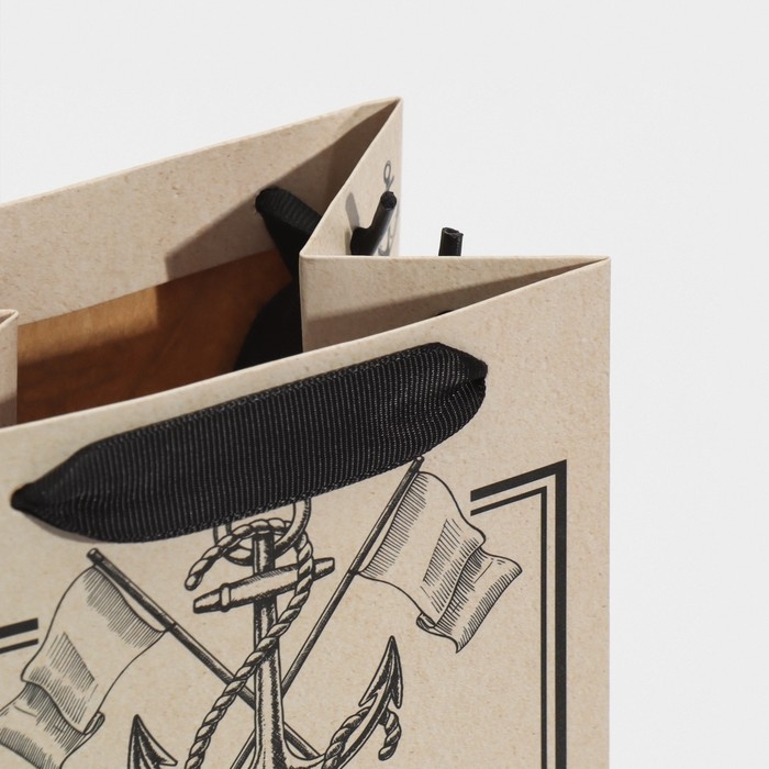 Пакет подарочный ламинированный под бутылку, упаковка, &laquo;Подарок&raquo;, 13 x 35 x 10 см