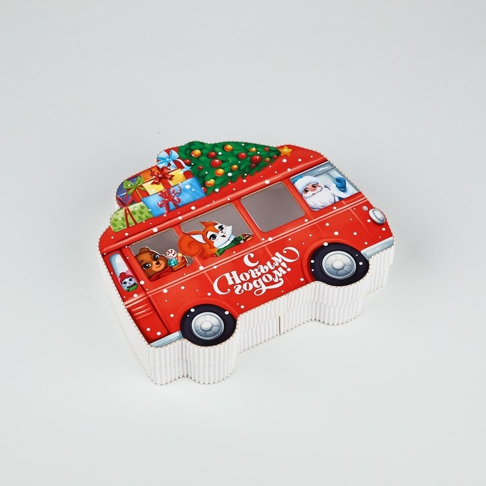 Коробка подарочная &laquo;Весёлая компания&raquo;, 21 х 18 х 5 см, Новый год