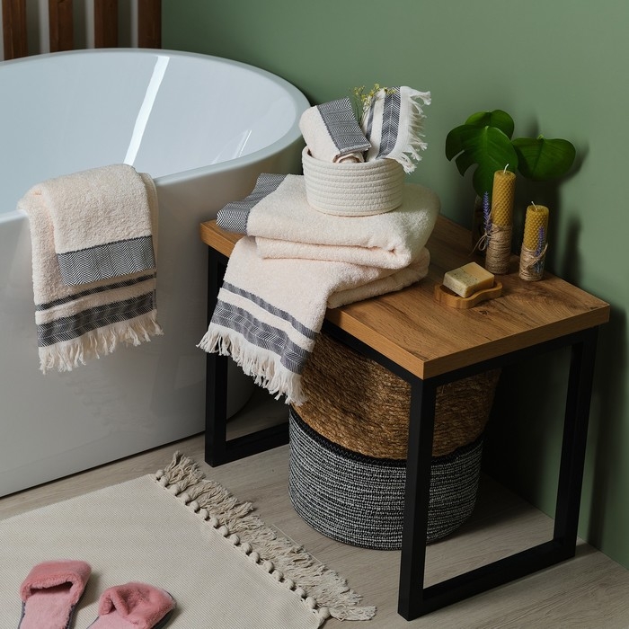 Полотенце махровое LoveLife «Муссон» 70х120 см, чёрный, 100% хлопок, 500 гр/м2 Полотенце махровое LoveLife «Муссон» 70х120 см, чёрный, 100% хлопок, 500 гр/м2