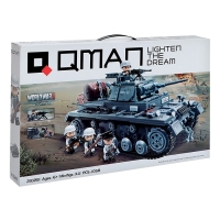 Конструктор Вторая мировая война &laquo;Немецкий танк PanzerIII&raquo;, 1058 деталей