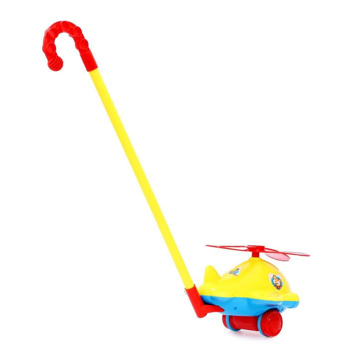 Каталка на палочке «Вертолётик», цвета МИКС Каталка на палочке «Вертолётик», цвета МИКС