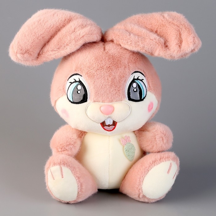 Мягкая игрушка &laquo;Зайка&raquo;, 21 см, розовая