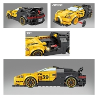 Конструктор Гонка &laquo;Флекс&raquo;, световые эффекты, 301 деталь