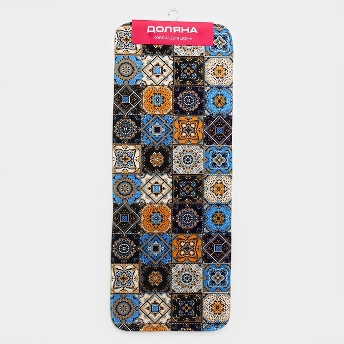 Коврик для ванной и туалета &laquo;Богемия&raquo;, 45&times;120 см, мозаика