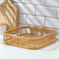 Поднос квадратный Доляна Jungle, 30,5&times;30,5 см, бамбук