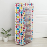 Обувница, 7 ярусов, 60×30×143 см, рисунок МИКС Обувница, 7 ярусов, 60×30×143 см, рисунок МИКС