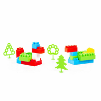 Конструктор &laquo;Строитель&raquo;, 44 детали