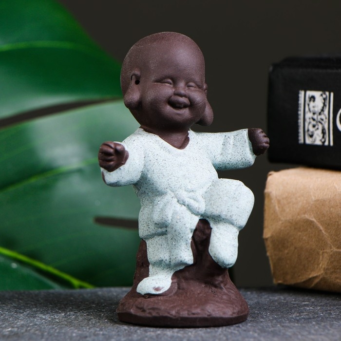 Фигурка Фигурка "Будда каратист", 7х9 см, МИКС