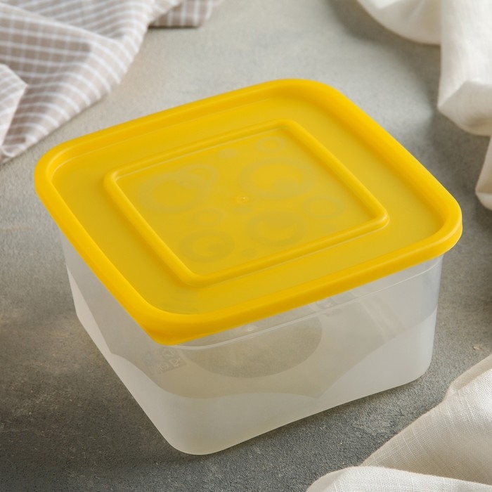 Контейнер для продуктов &laquo;Ассорти&raquo;, 1 л, прозрачный, крышка микс