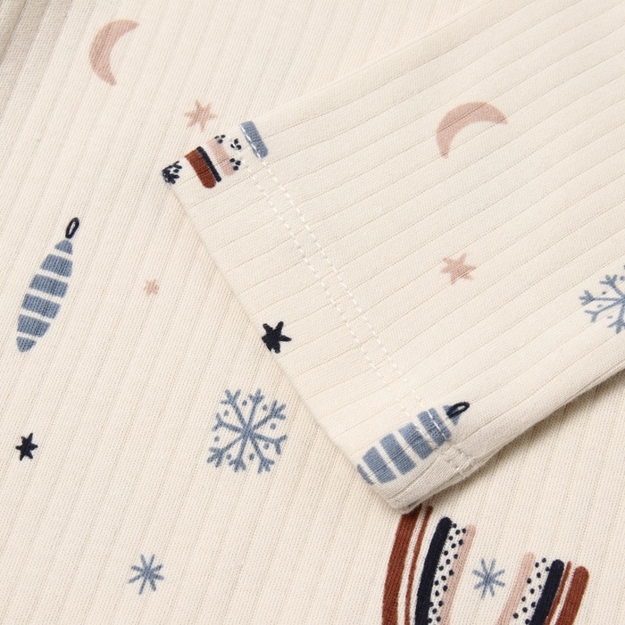 Набор  (боди и комбинезон) Крошка Я "Новогодние игрушки", рост 62-68 см