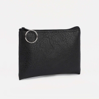 Кошелёк женский на молнии, цвет чёрный Кошелёк женский на молнии, цвет чёрный