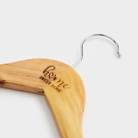 Плечики - вешалки для одежды деревянные "Home", 44,5 х 23 см Плечики - вешалки для одежды деревянные "Home", 44,5 х 23 см