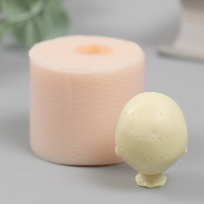 Молд силикон Молд силикон "Голова младенца" №15 2,5х2,5х3 см