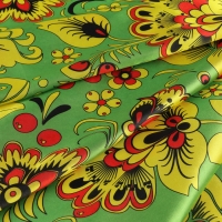 Лоскут для рукоделия, атлас, хохлома, 100 × 150 см Лоскут для рукоделия, атлас, хохлома, 100 × 150 см