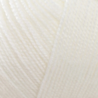 Пряжа "Пчелка" 100% акрил 500м/100гр (01,белый)