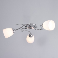 Люстра "Джил" 3х60Вт Е27 Хром 58х58х22см Люстра "Джил" 3х60Вт Е27 Хром 58х58х22см