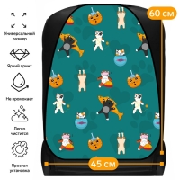 Накидка на сиденье автомобильное Cartage Кошки, ПВХ, 60 х 45 см, европодвес Накидка на сиденье автомобильное Cartage Кошки, ПВХ, 60 х 45 см, европодвес