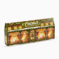 Новый год! Чайная коллекция &laquo;Счастья в новом году!&raquo;, 4 новогодних вкуса (20 г x 4 шт).