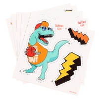 Декор на стену «Динозавр», 5 карточек в комплекте Декор на стену «Динозавр», 5 карточек в комплекте