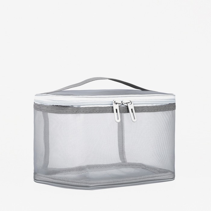 Косметичка на молнии, цвет серый Косметичка на молнии, цвет серый