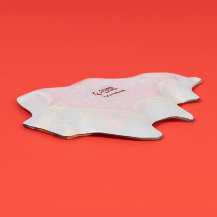 Блюдо сервировочное стеклянное Доляна «Ёлочка. Новый год», 16,9×20,3 см Блюдо сервировочное стеклянное Доляна «Ёлочка. Новый год», 16,9×20,3 см