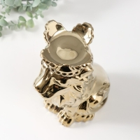 Сувенир керамика "Лев в короне" золото 17х12х26 см Сувенир керамика "Лев в короне" золото 17х12х26 см