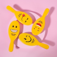 Расчёска - мини массажная, 4,5 &times; 13 см, рисунок МИКС