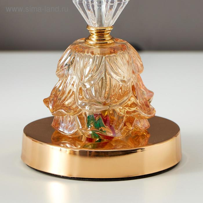 Лампа настольная "Арабис" E27 40W низ с подсветкой 22,5х22,5х33,5 см RISALUX