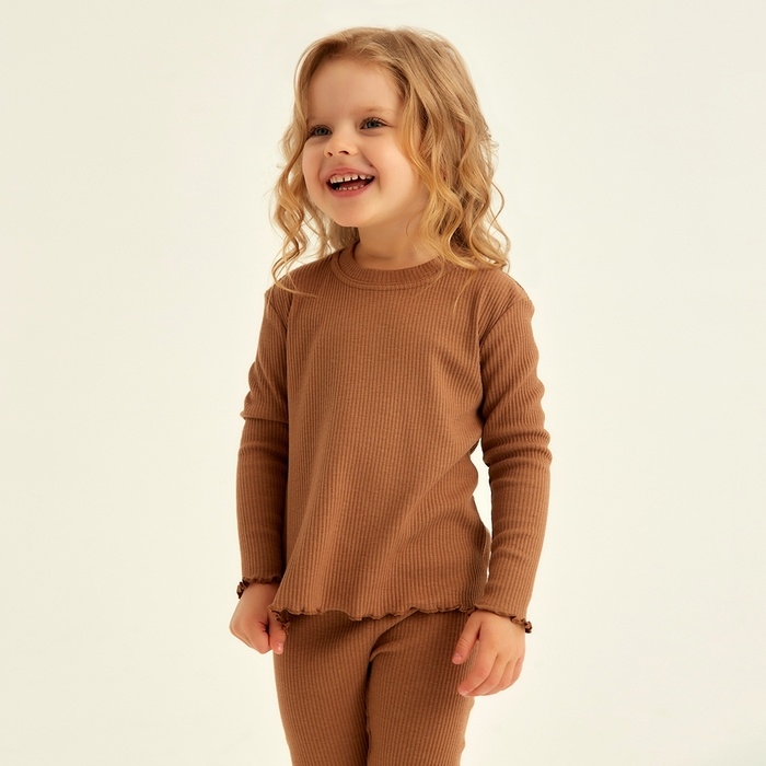 Пижама детская SL HOME р 38 (146-152), кофейный