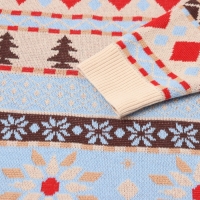 Новый год. Джемпер вязаный KAFTAN Scandinavia размер 52, голубой