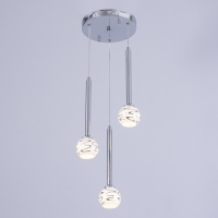 Светильник "Жаннетт" 3х3Вт G4 Хром 30х30х180см Светильник "Жаннетт" 3х3Вт G4 Хром 30х30х180см