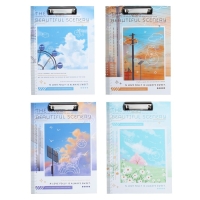 Планшет с прижимом формат А4 картон "Природа", МИКС Планшет с прижимом формат А4 картон "Природа", МИКС