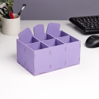 Органайзер для хранения мелочей "Весёлые зверята" 6 отделений, 18,5х10х10 см Органайзер для хранения мелочей "Весёлые зверята" 6 отделений, 18,5х10х10 см