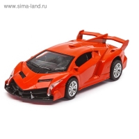 Машина металлическая &laquo;Спорткар&raquo;, инерционная, масштаб 1:43, цвета МИКС