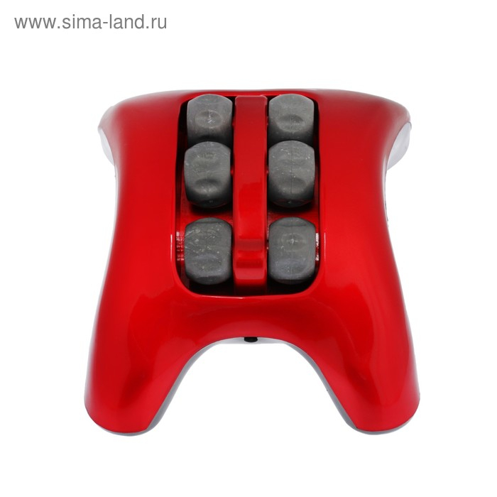 Массажёр для ног Luazon LEM-08, вибрационный, 3хААА (не в комплекте)/USB, красно-белый