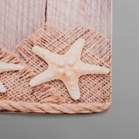 Коврик Доляна «Морские звёзды», 74×44 см Коврик Доляна «Морские звёзды», 74×44 см