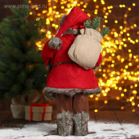 Дед Мороз "В красной шубке с веточками" 45 см Дед Мороз "В красной шубке с веточками" 45 см