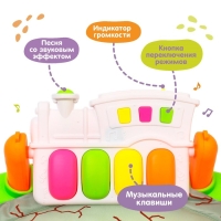 Развивающий музыкальный коврик &laquo;Сказочные птицы&raquo;, 85х85 см.