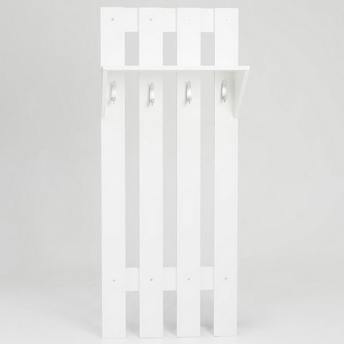 Вешалка 580х332х1400, Белая