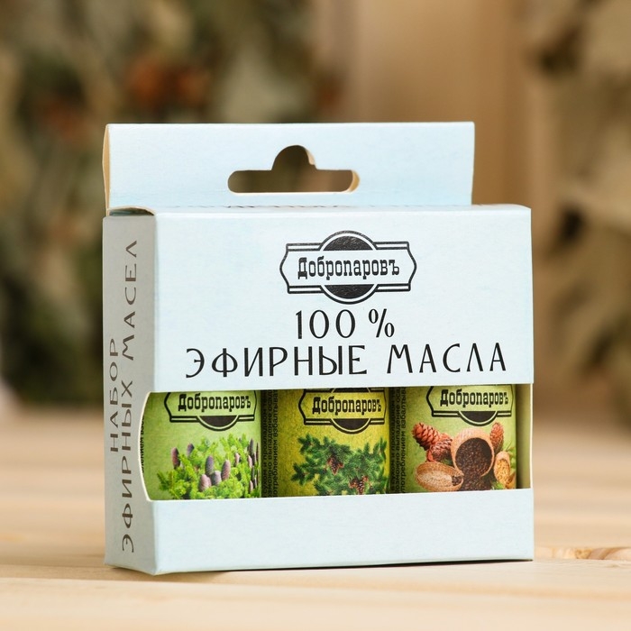 Набор эфирных масел сосна, пихта, кедр, Набор эфирных масел сосна, пихта, кедр, "Добропаровъ",3 шт по 17 мл