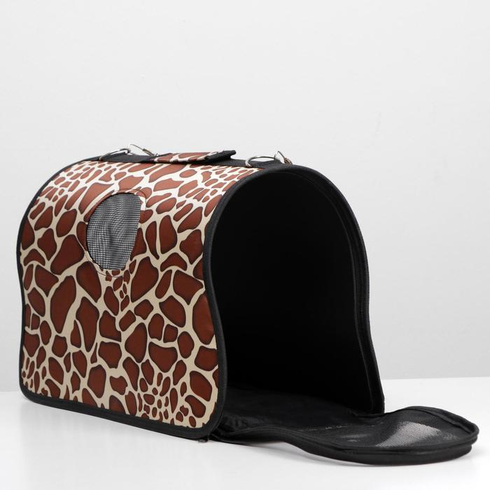 Сумка - переноска для животных Сумка - переноска для животных "Жираф", размер L, 53 х 21 х 29 см