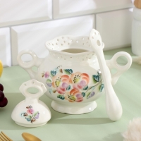 Банка с ложкой "Каприз", 19 х 10 х 16,5 см, 560 мл, Рогочая Н.В.