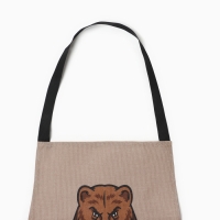 Фартук Доляна "Настоящий защитник" 70х60 см, рогожка,100% хл, 160г/м2 Фартук Доляна "Настоящий защитник" 70х60 см, рогожка,100% хл, 160г/м2