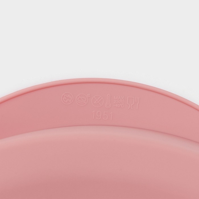 Форма для выпечки Доляна «Сердце. Круг», силикон, 22×20 см, внутренний размер 17×19,5×5 см, цвет МИКС Форма для выпечки Доляна «Сердце. Круг», силикон, 22×20 см, внутренний размер 17×19,5×5 см, цвет МИКС