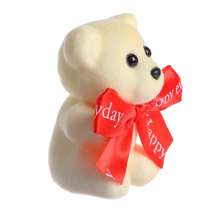 Игрушка из пенопласта &laquo;Мишка с бантом&raquo;, 9,5 см