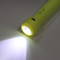 Фонарь ручной аккумуляторный, 1.5 Вт, 800 мАч, 3535LED, 3 режима, IPX2, 10.5 х 3 см, желтый Фонарь ручной аккумуляторный, 1.5 Вт, 800 мАч, 3535LED, 3 режима, IPX2, 10.5 х 3 см, желтый