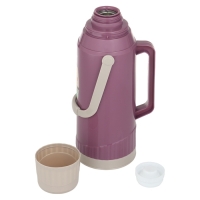 Термос 2 л, со стеклянной колбой, сохраняет тепло 12 ч, сиреневый Термос 2 л, со стеклянной колбой, сохраняет тепло 12 ч, сиреневый