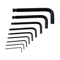 Набор ключей шестигранных ТУНДРА black, с шаром, CrV, 1.5 - 10 мм, 9 шт. Набор ключей шестигранных ТУНДРА black, с шаром, CrV, 1.5 - 10 мм, 9 шт.