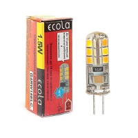 Лампа светодиодная Ecola Corn Micro, G4, 1.5 Вт, 2800 K, 320&deg;, 35х10 мм