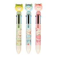 Ручка шариковая "Мишка" 6-цветная, 0.5 мм, МИКС (штрихкод на штуке) Ручка шариковая "Мишка" 6-цветная, 0.5 мм, МИКС (штрихкод на штуке)